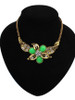 Casual Floral Acrylic Pendant Necklace