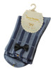 Casual Bowknot Striped Cotton Sock