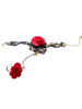 Casual Vintage Lace Rose Bracelet With Ring
