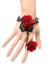 Casual Vintage Lace Rose Bracelet With Ring