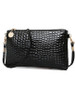 Casual Crocodile Pattern Pu Crossbody Bag
