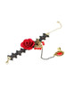 Casual Rose Lace Charm Bracelet With Ring