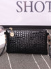 Casual Crocodile Pattern Crossbody Bag