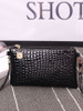 Casual Crocodile Pattern Crossbody Bag