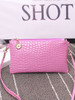 Casual Crocodile Pattern Crossbody Bag