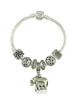 Casual Elephant Pendant Beads Bracelet