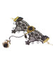 Casual Wide Lace Charm Bracelet With Ring