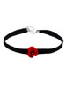 Casual Velvet Rose Choker Necklace Casual Velvet Rose Choker Necklace