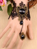 Casual Gothic Lace Charm Bracelet With Ring