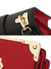 Casual Gold Trim Crossbody Bag