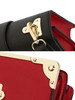 Casual Gold Trim Crossbody Bag