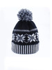 Casual Christmas Snowflakes Thick Knitted Hat