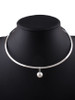 Casual Punk Faux Pearl Pendant Necklace