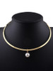 Casual Punk Faux Pearl Pendant Necklace