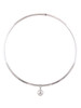 Casual Punk Faux Pearl Pendant Necklace