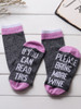 Casual Lovely Color Block Letter Sock