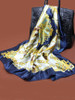 Chain Silk Squared Scarf