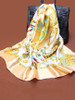 Chain Silk Squared Scarf