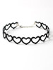 Casual Hollow Out Heart Velvet Choker Necklace Casual Hollow Out Heart Velvet Choker Necklace