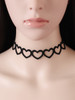Casual Hollow Out Heart Velvet Choker Necklace Casual Hollow Out Heart Velvet Choker Necklace