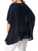 Casual Oversized Plain Round Neck Batwing Sleeve Plus Size T-Shirt