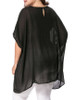 Casual Oversized Plain Round Neck Batwing Sleeve Plus Size T-Shirt