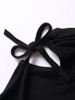 Casual Hollow Out Plain Asymmetrical Hems Exquisite Round Neck Short-sleeve-t-shirt Casual Hollow Out Plain Asymmetrical Hems Exquisite Round Neck Short-sleeve-t-shirt