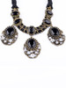 Casual Imitation Stone Pendant Adjustable Choker Necklace