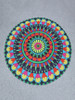 Casual Multi-Color Pattern Printed Round Beach Shawl