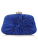 Casual Rhinestone Pleated Chain Evening Clutch Bag