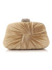 Casual Rhinestone Pleated Chain Evening Clutch Bag