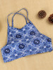 Casual Spaghetti Strap Strappy-Back Printed Bikini