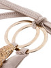 Casual Sparkling Halter Decorative Hardware Sequin Plain Triangle Bikini