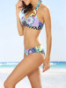 Casual Halter Polka Dot Printed Bikini