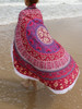 Casual Tassel Round Boho Beach Shawl