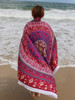 Casual Tassel Round Boho Beach Shawl