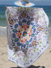 Casual Floral Printed Boho Round Beach Shawl