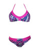 Casual Attractive Sexy Halter Printed Bikini