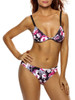 Casual Attractive Floral Printed Triangle Bikini