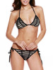 Casual Halter Geometric Triangle Bikini