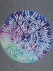 Casual Gradient Snow Dye Round Beach Shawl