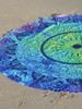 Casual Green Gradient Beach Shawl