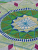 Casual Green Geometric Round Beach Shawl