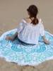 Casual Fringe Round Beach Shawl