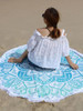 Casual Fringe Round Beach Shawl