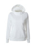 Casual Hooded Decorative Button Lace Hoodie