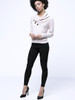 Casual Cowl Neck Decorative Button Plain Hoodie