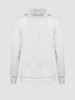 Casual Cowl Neck Decorative Button Plain Hoodie
