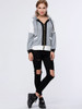 Casual Trendy Patch Pocket Color Block Hoodie