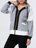 Casual Trendy Patch Pocket Color Block Hoodie